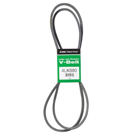 Mbl Mitsuboshi Super KB Standard V-Belt 0.5 in. W X 88 in. L For Riding Mowers 4LK880A